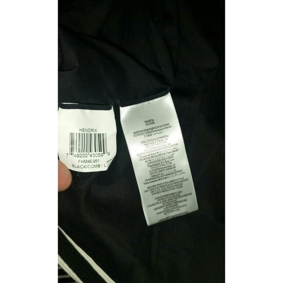 BCBGMaxazria Hendricks Black White Striped Blazer Jacket Size L - Picture 7 of 7